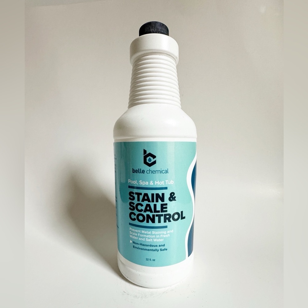 Belle Chemical Stain and Scale Control for Pools, Spas and Hot Tubs 32OZ